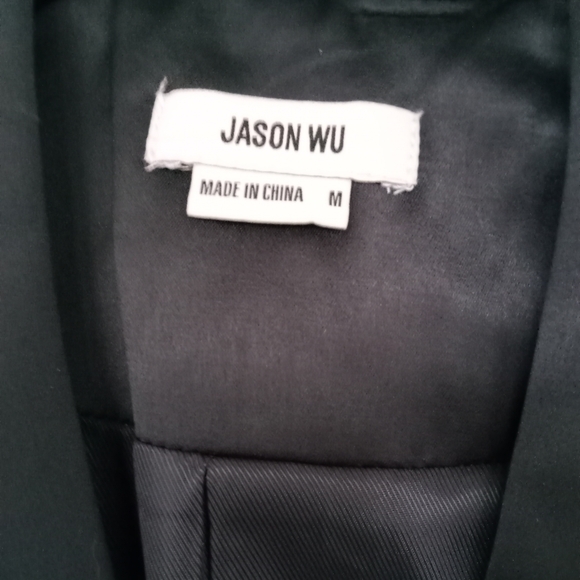 NWT 2PC SUIT Jason Wu Black Jeweled Blazer/Trousers Size: M/8 - Picture 3 of 15